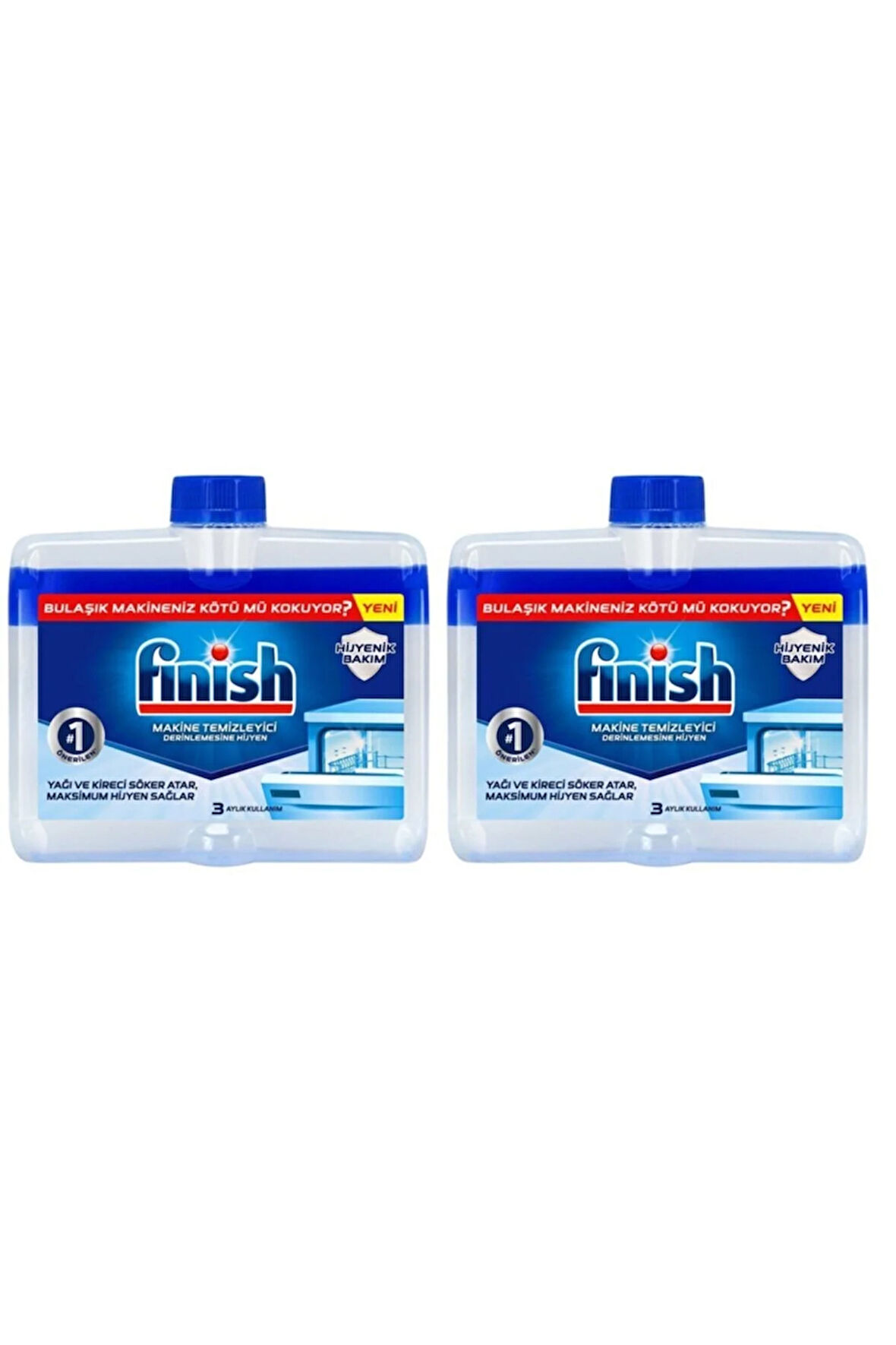 Finish Bulaşık Makinesi Temizleyici Sıvı 250 Ml X 2
