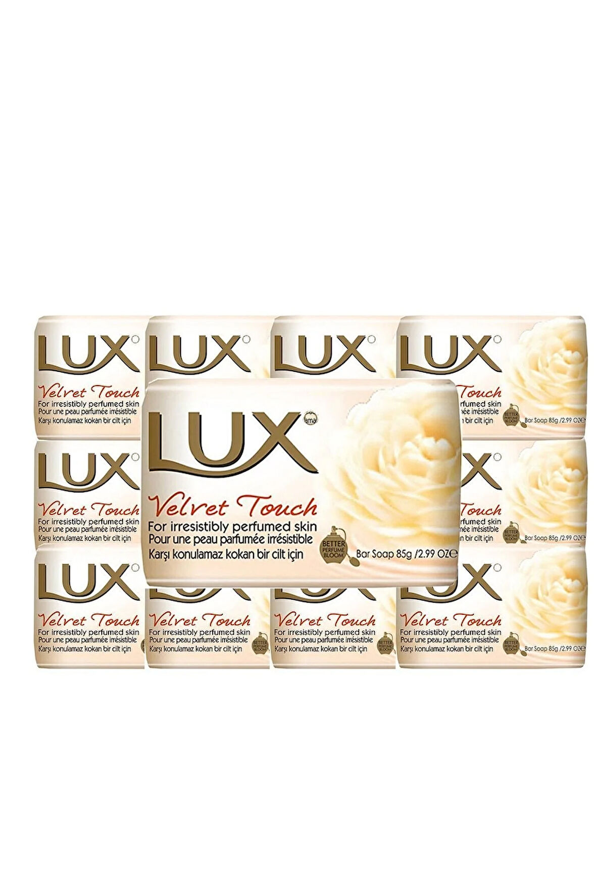 LUX Lüx Sabun Sarı 80 Gr. Velvet Touch 10 Adet