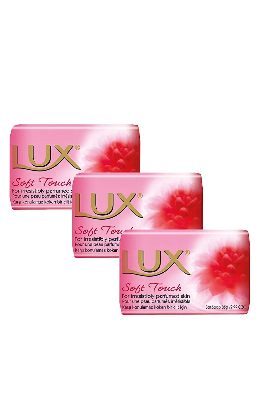 LUX 3 Ad. Lüx Sabun Pembe80 Gr. Soft Touch