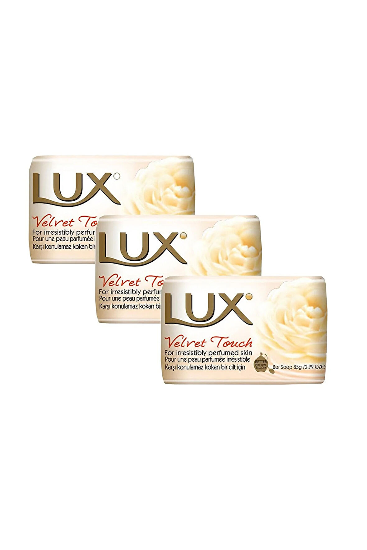 LUX 3 Ad. Lüx Sabun Sarı 80 Gr. Velvet Touch