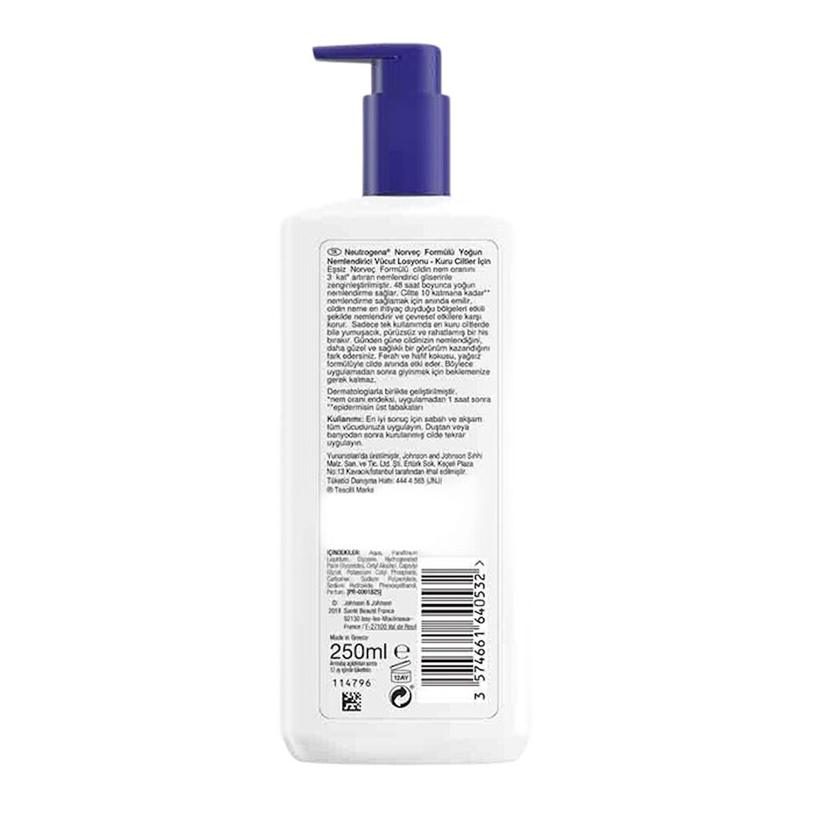 Neutrogena Yoğun Nemlendirici Vücut Losyonu 250 Ml