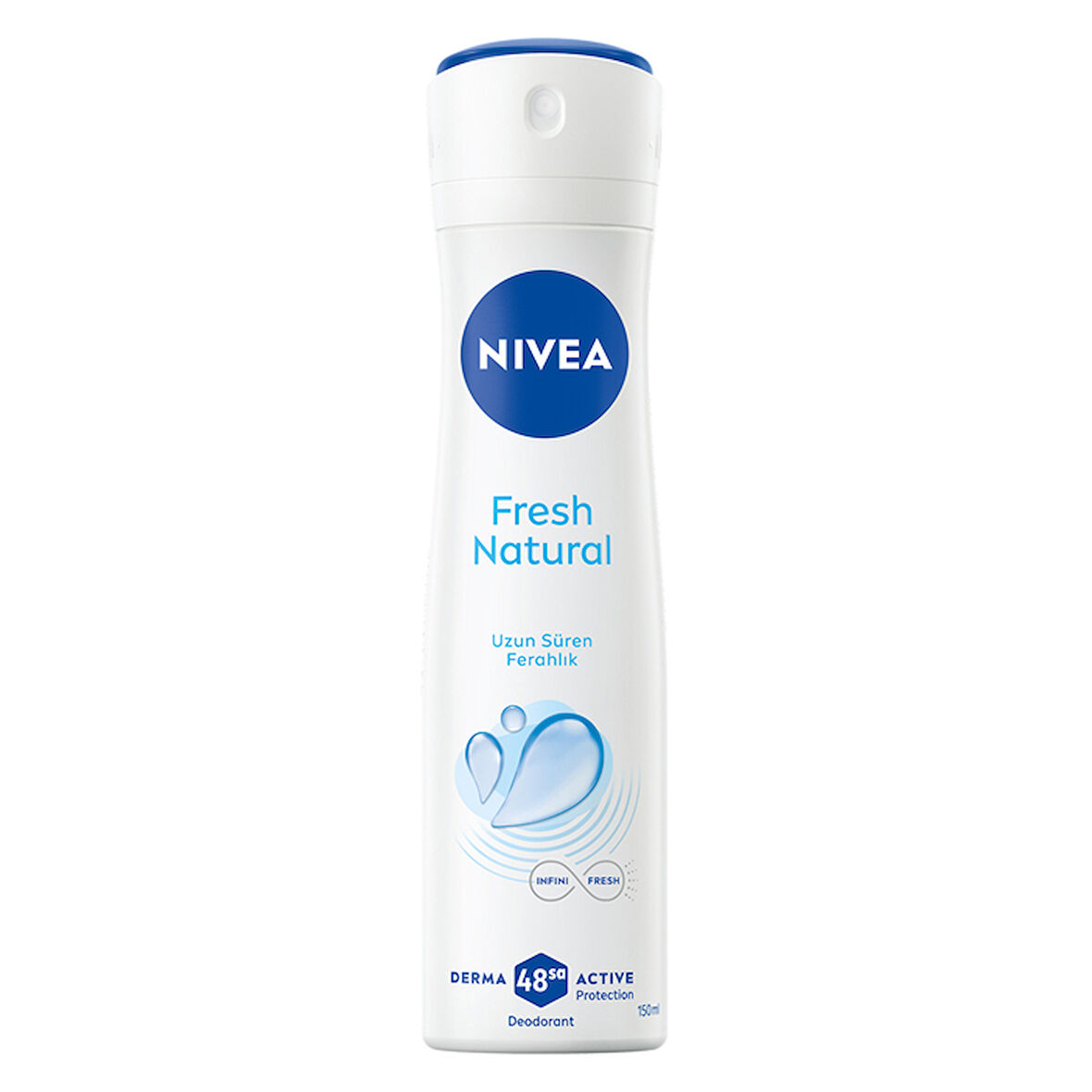NIVEA Kadın Sprey Deodorant Fresh Natural 48 Saat Deodorant Koruma 150 Ml