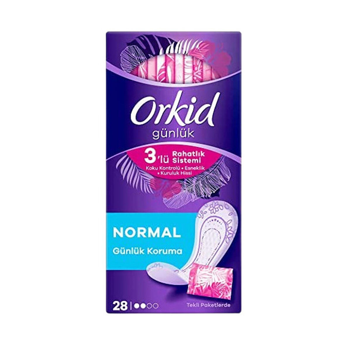 Orkid Ped Günlük Günlük Koruma Ekonomik Paket 28'li