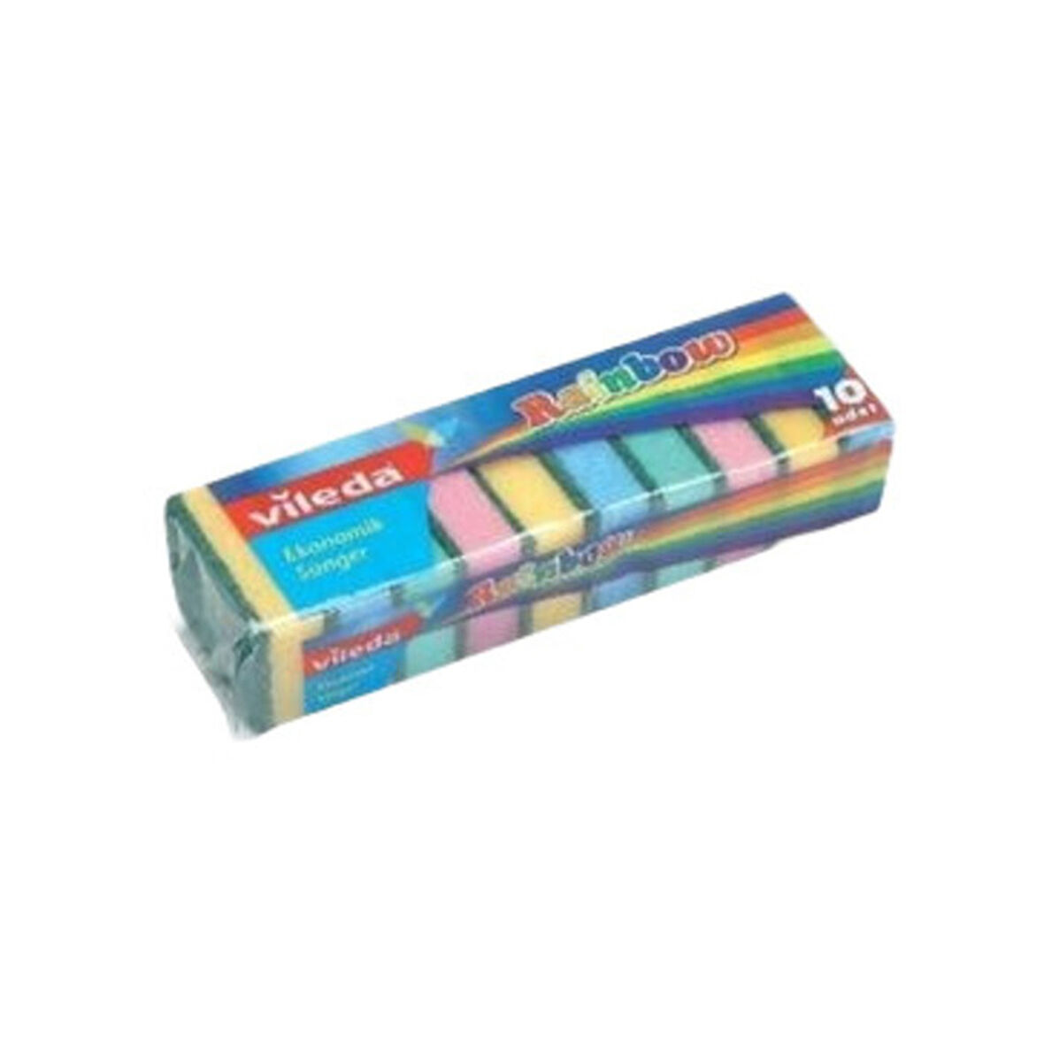 Vileda Sünger Rainbow Bulaşık 10'lu