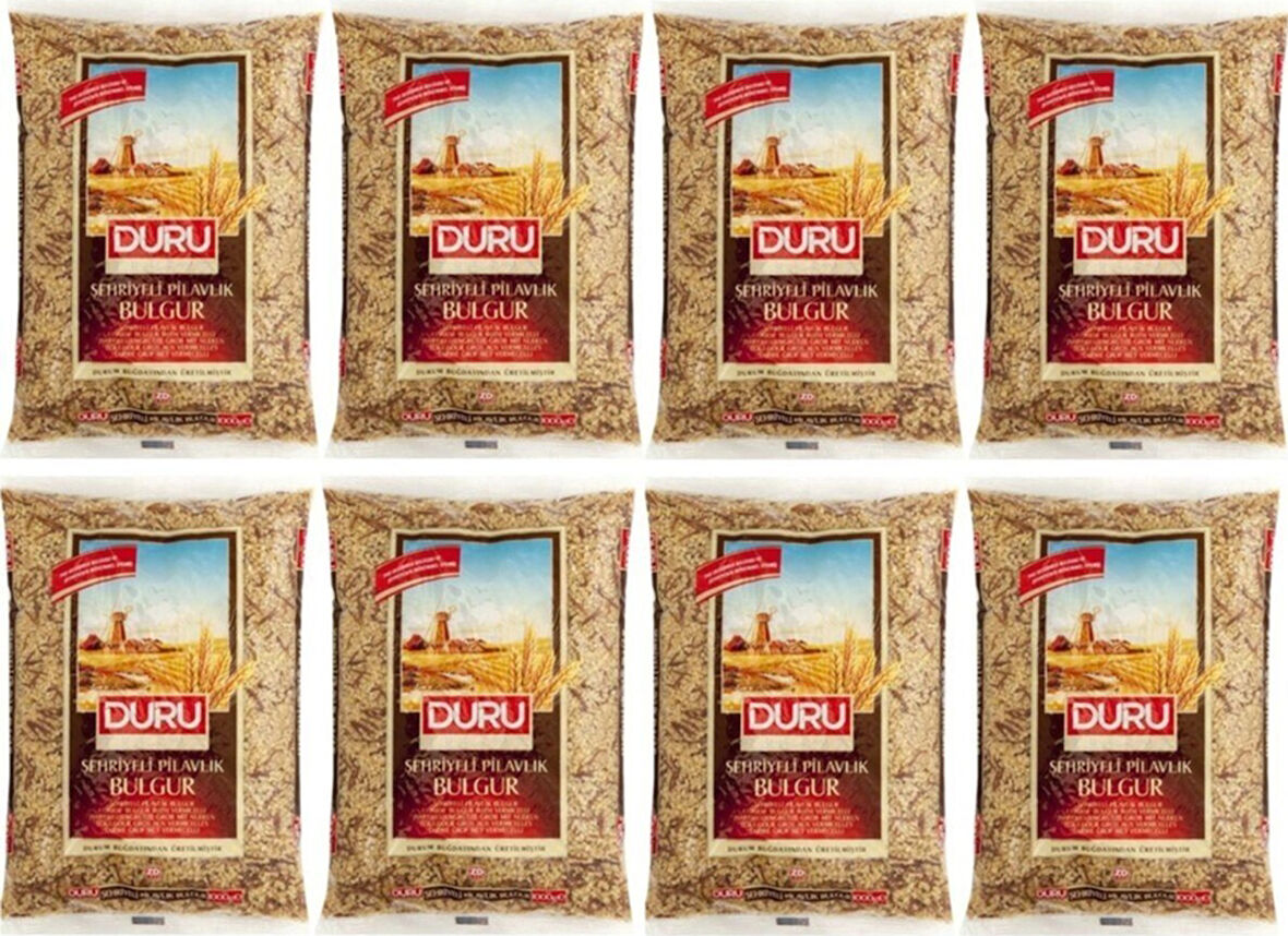 Duru Şehriyeli Pilavlık Bulgur 8 x 1 KG