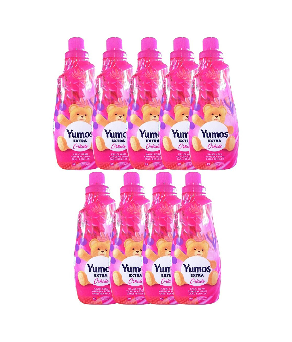 Yumoş Extra Konsantre Orkide Çamaşır Yumuşatıcısı 9 x 1440 ML