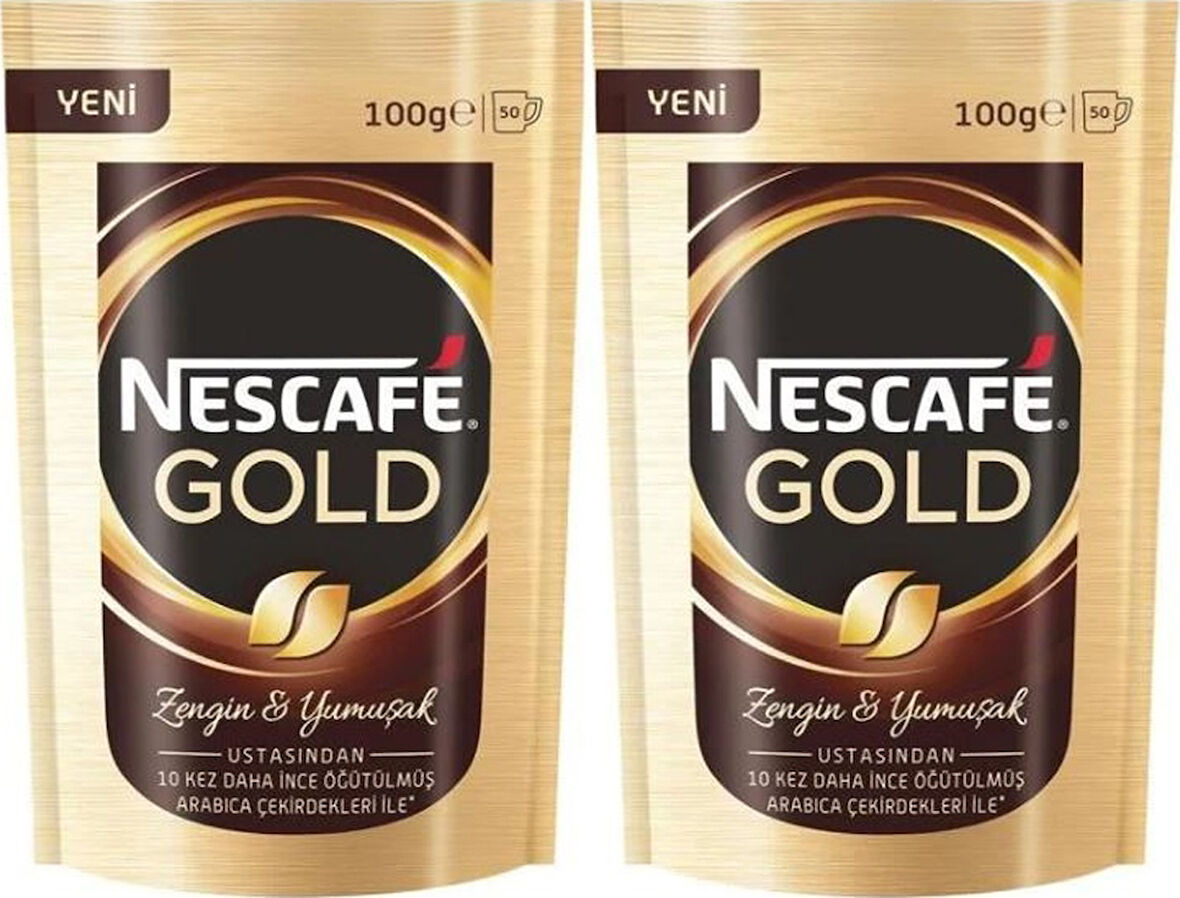 Nescafe Gold Hazır Kahve 2 x 100 G