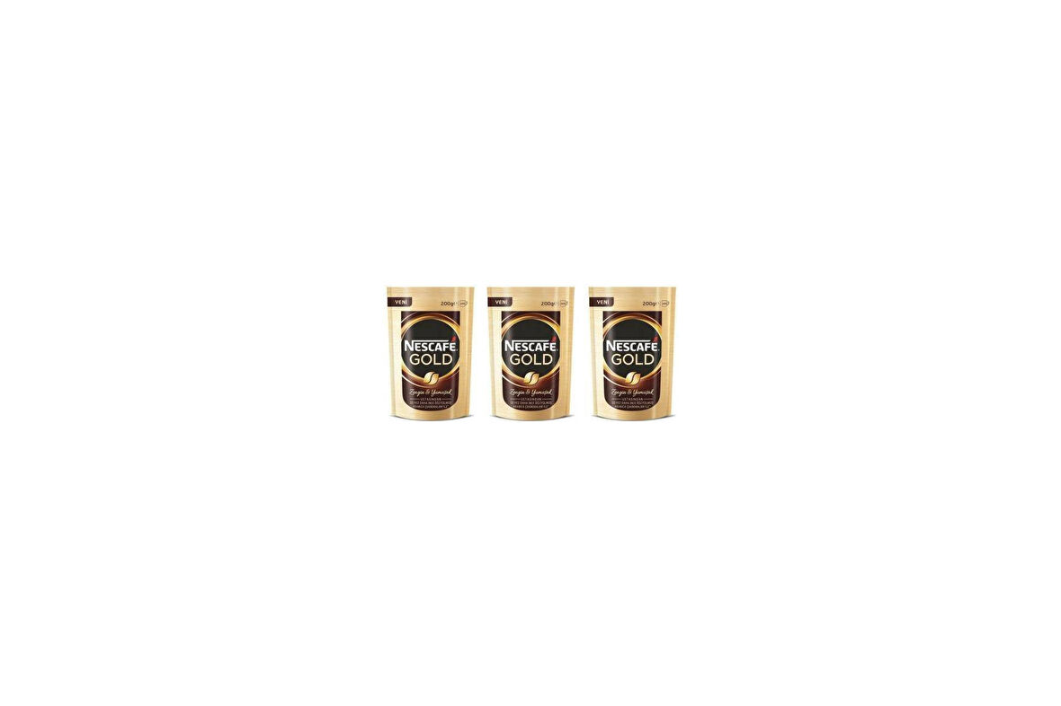 Nescafe Gold Kahve 3 x 200 G