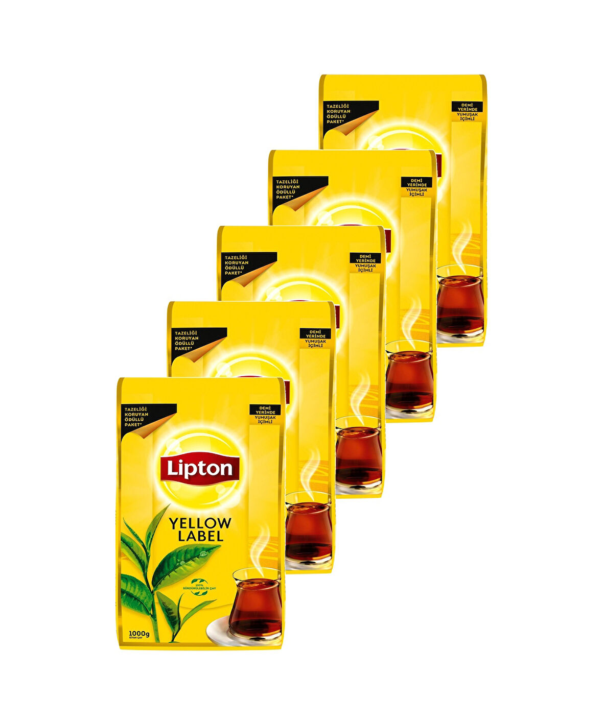 Lipton Yellow Label Siyah Dökme Çay 5 x 1 KG
