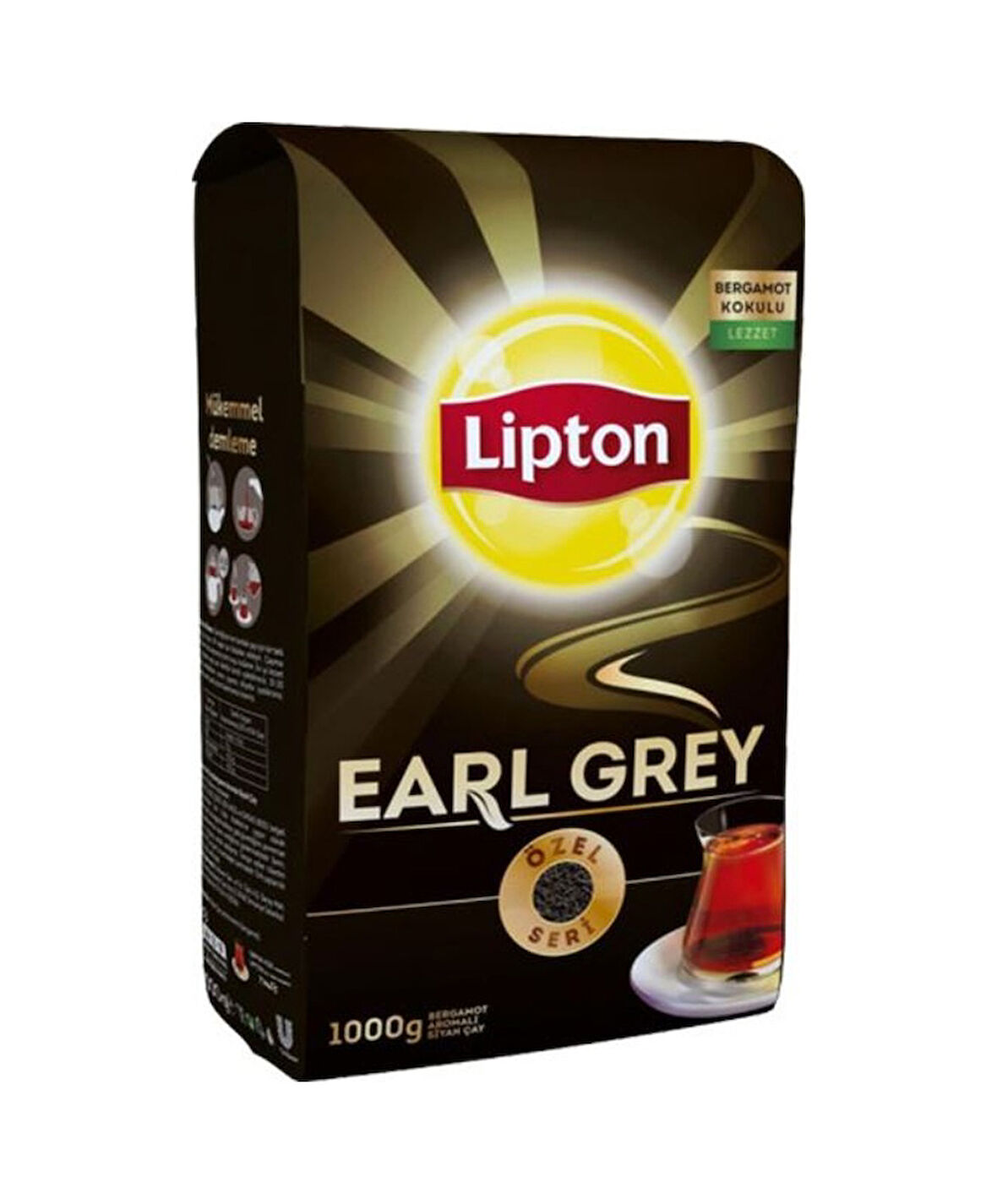 Lipton Earl Grey Bergamot Aromalı Siyah Dökme Çay 9 x 1 KG