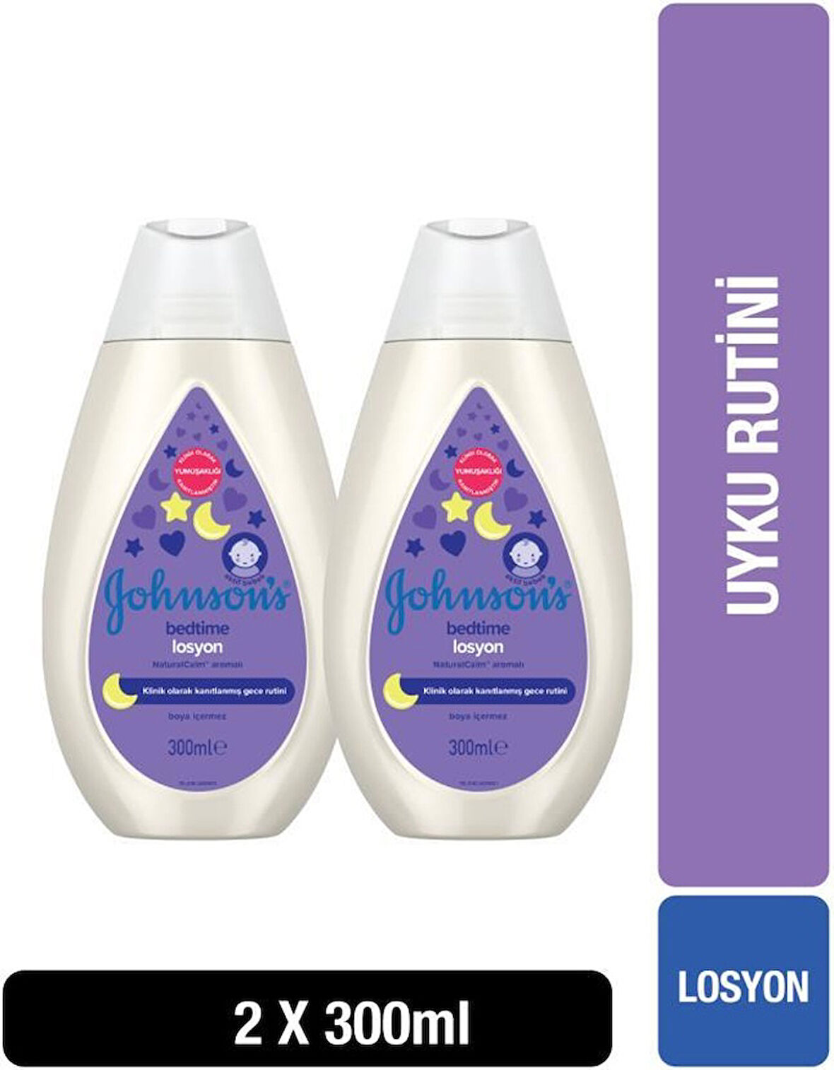 Johnson's Bedtime Losyon 300 Ml X 2 Adet