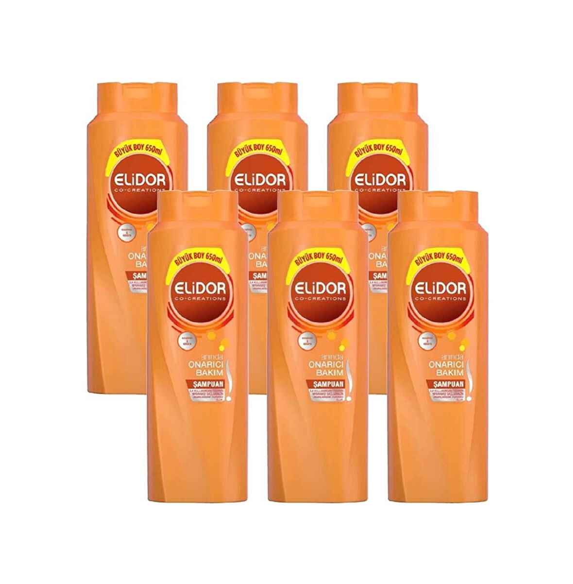 Elidor Anında Onarıcı Bakım Şampuan 6 x 650 ML