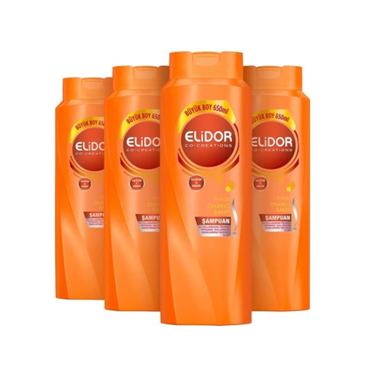 Elidor Anında Onarıcı Bakım Şampuan 4 x 650 ML