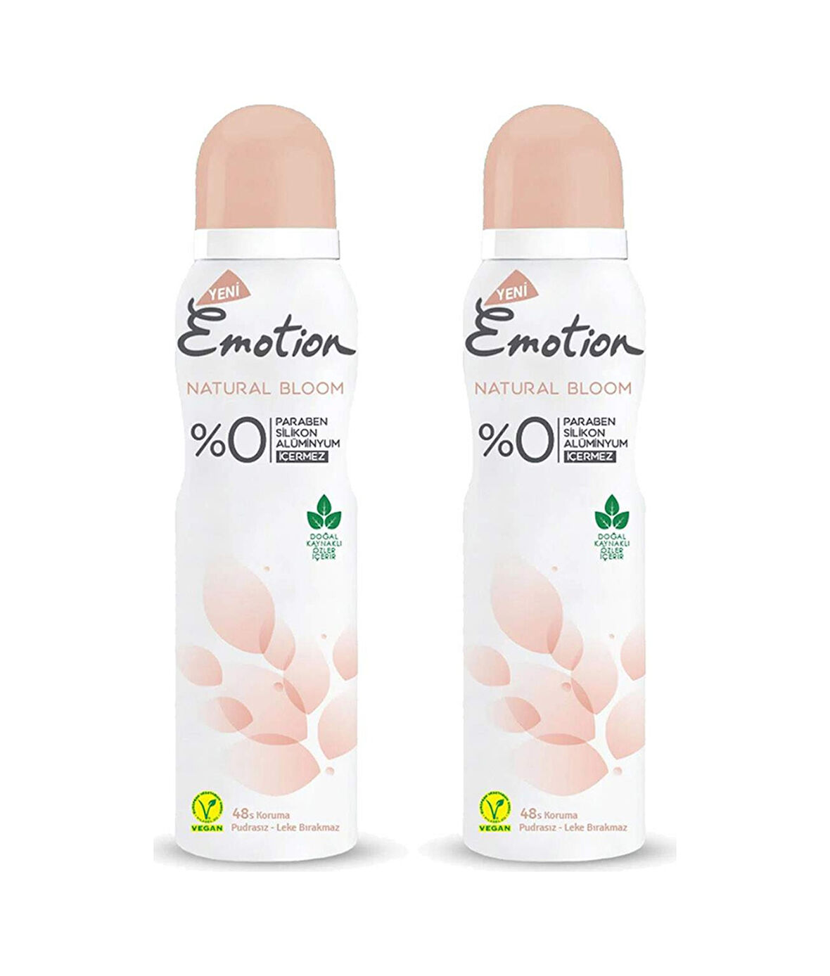 2 Adet Natural Bloom Kadın Deodorant Sprey 150 ml