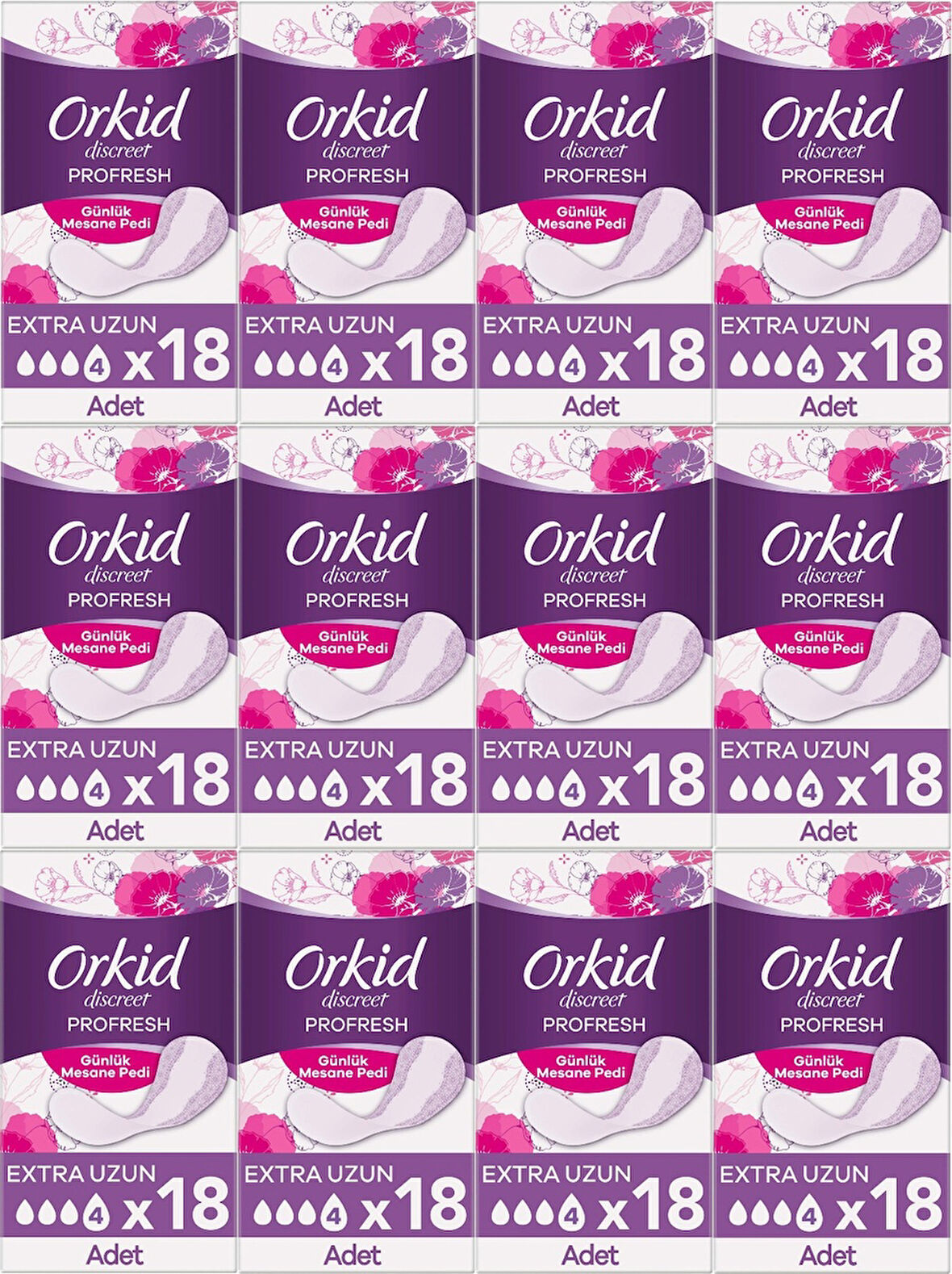 Orkid Mesane Pedi Extra Uzun 216 Adet