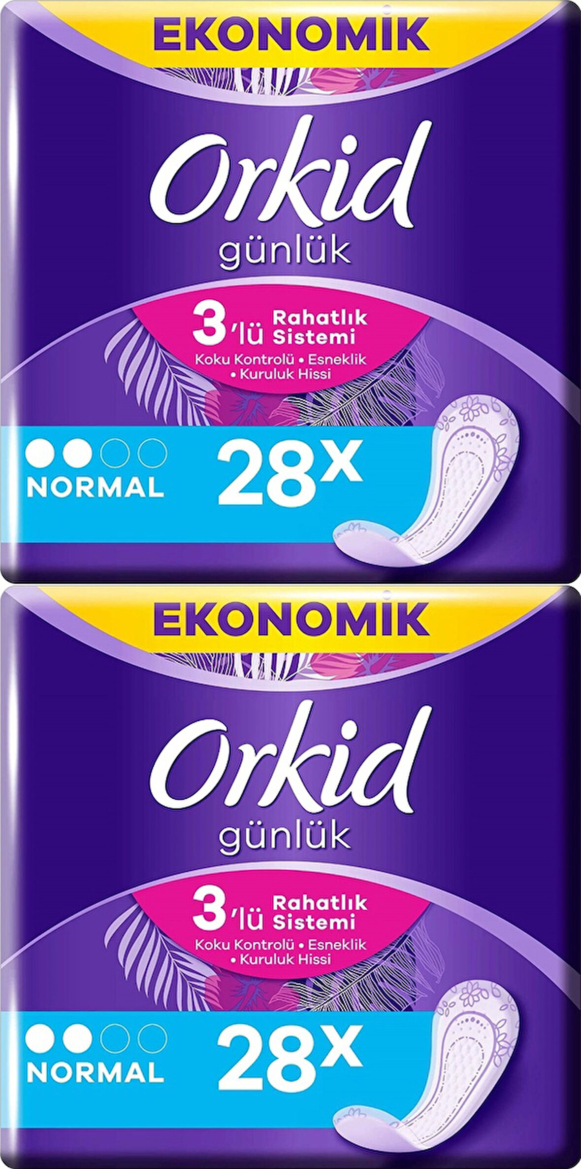 Orkid Günlük Ped Normal 2 x 28'li