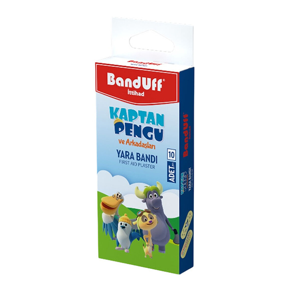 Banduff Yara Bandı Kaptan Penguen 10'lu