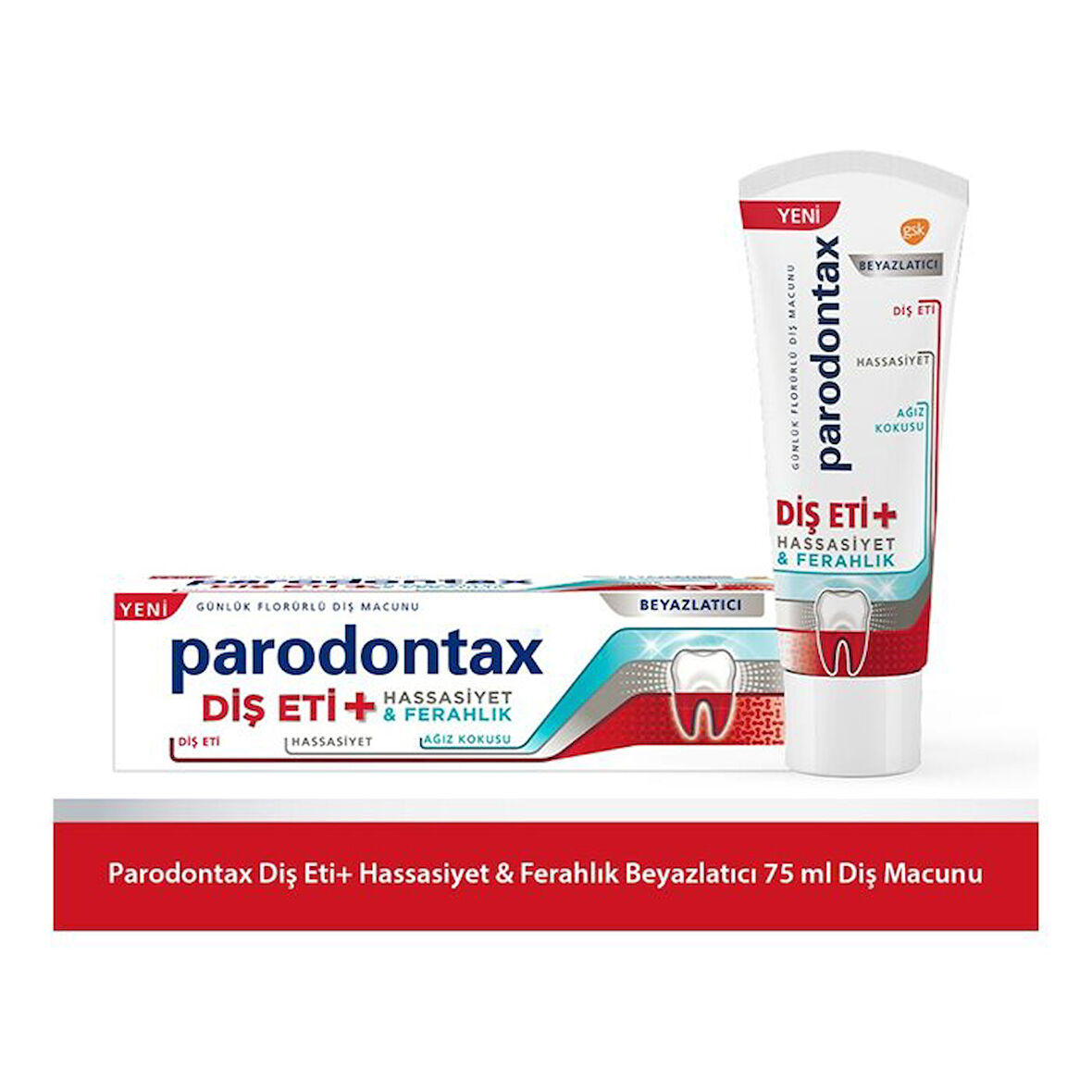 Parodontax Diş Eti + Hassasiyet Beyazlatıcı Diş Macunu 75 Ml