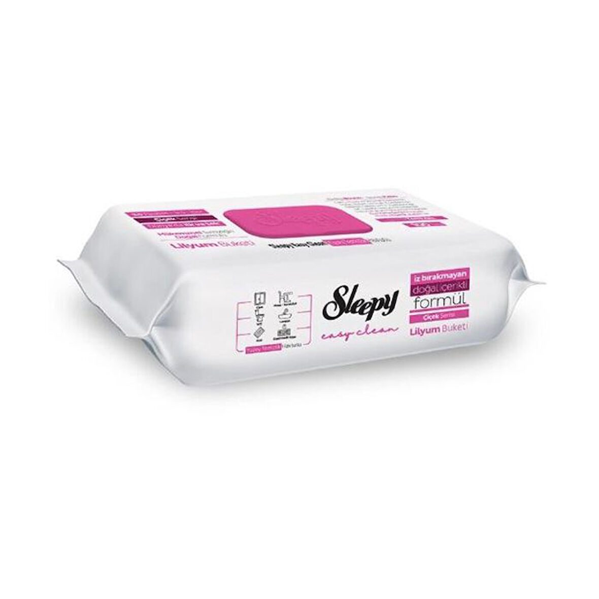 Sleepy Easy Clean Lilyum Buketi Yüzey Temizlik Havlusu 100'lü