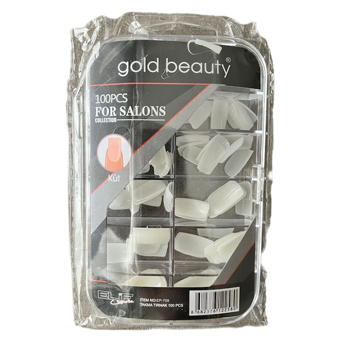 Gold Beauty Küt Takma Tırnak Ep-709