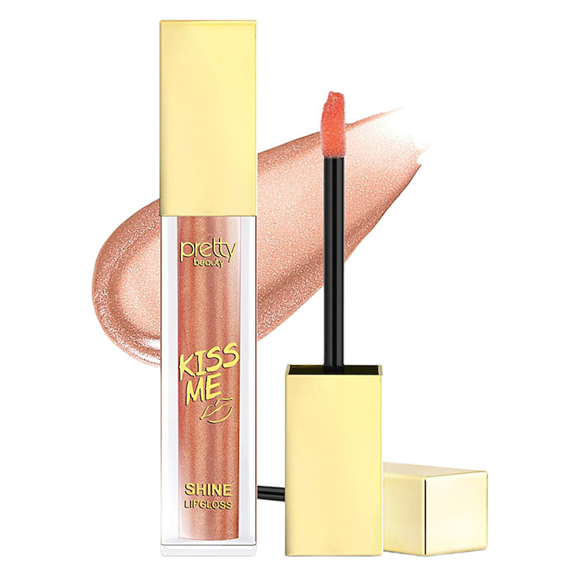 Pretty Beauty Beauty Kiss Mee Shıne Lipgloss 24 Saat Kalıcı Işıltı Veren Ruj No:05