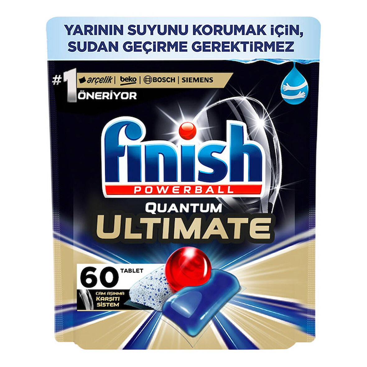 Finish Quantum Ultimate Bulaşık Makinesi Deterjanı 60 Tablet