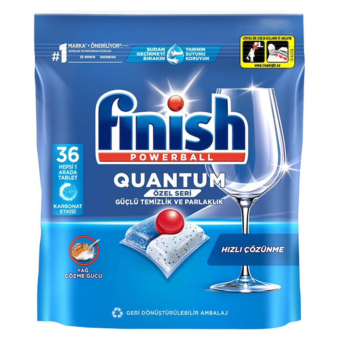 Finish Quantum Bulaşık Makinesi Tableti Özel Seri 36'lı