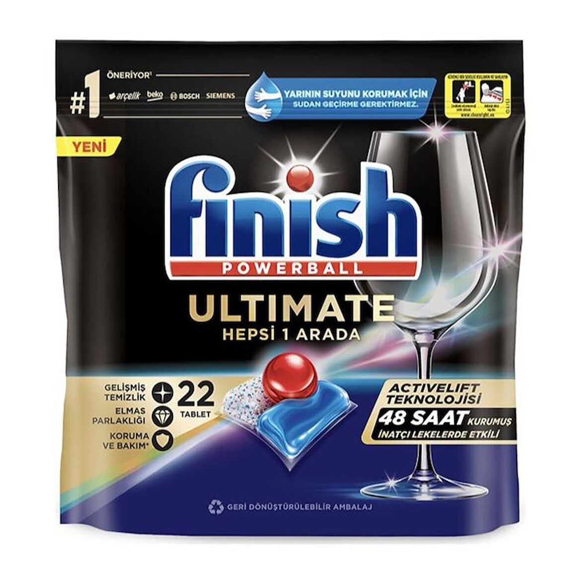 Finish Ultimate Bulaşık Makinesi Deterjanı 22 Tablet