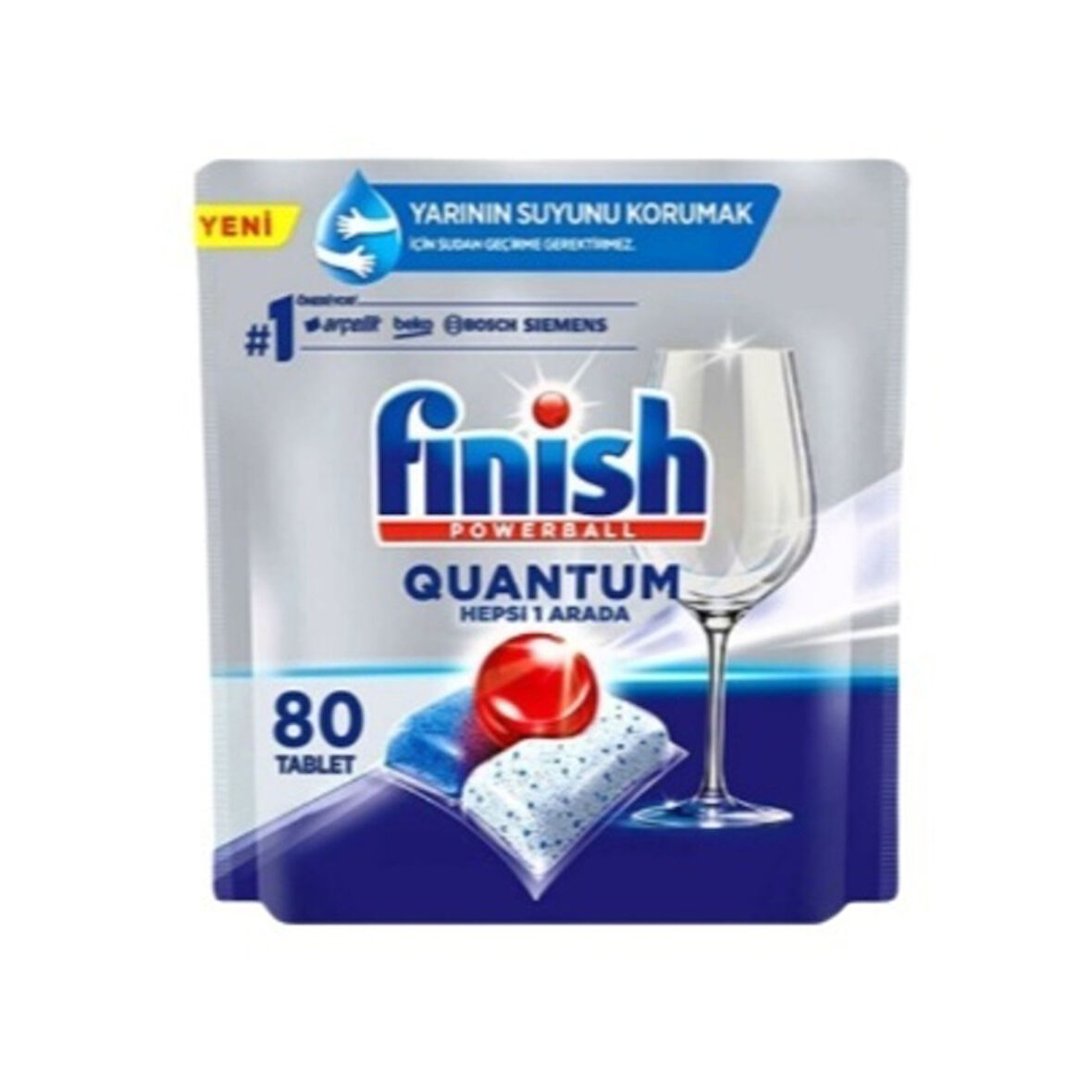 Finish Quantum Özel Seri Bulaşık Makinesi Tableti 80'li