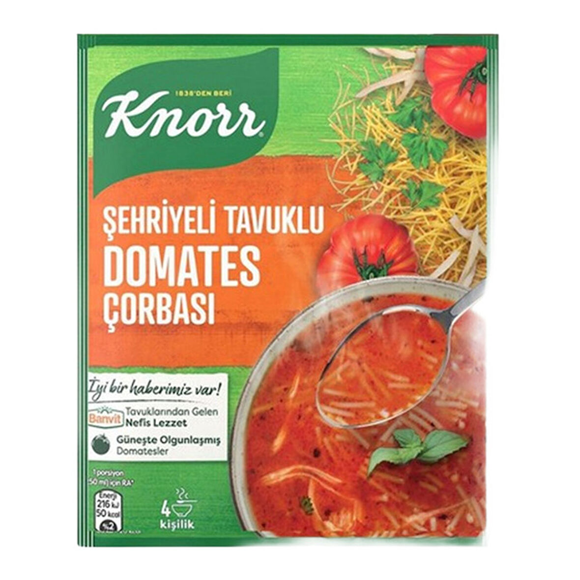 Knorr Şehriyeli Tavuk Domates Çorbası 67 Gr