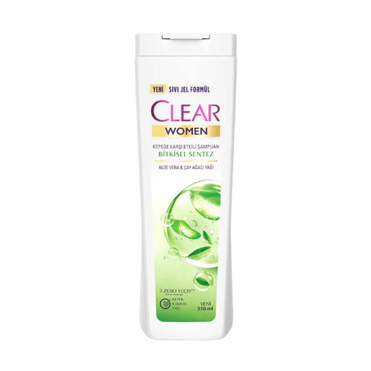 Clear Women Bitkisel Sentez Şampuan Aloe Vera Ve Çay Ağacı Yağı 350 Ml