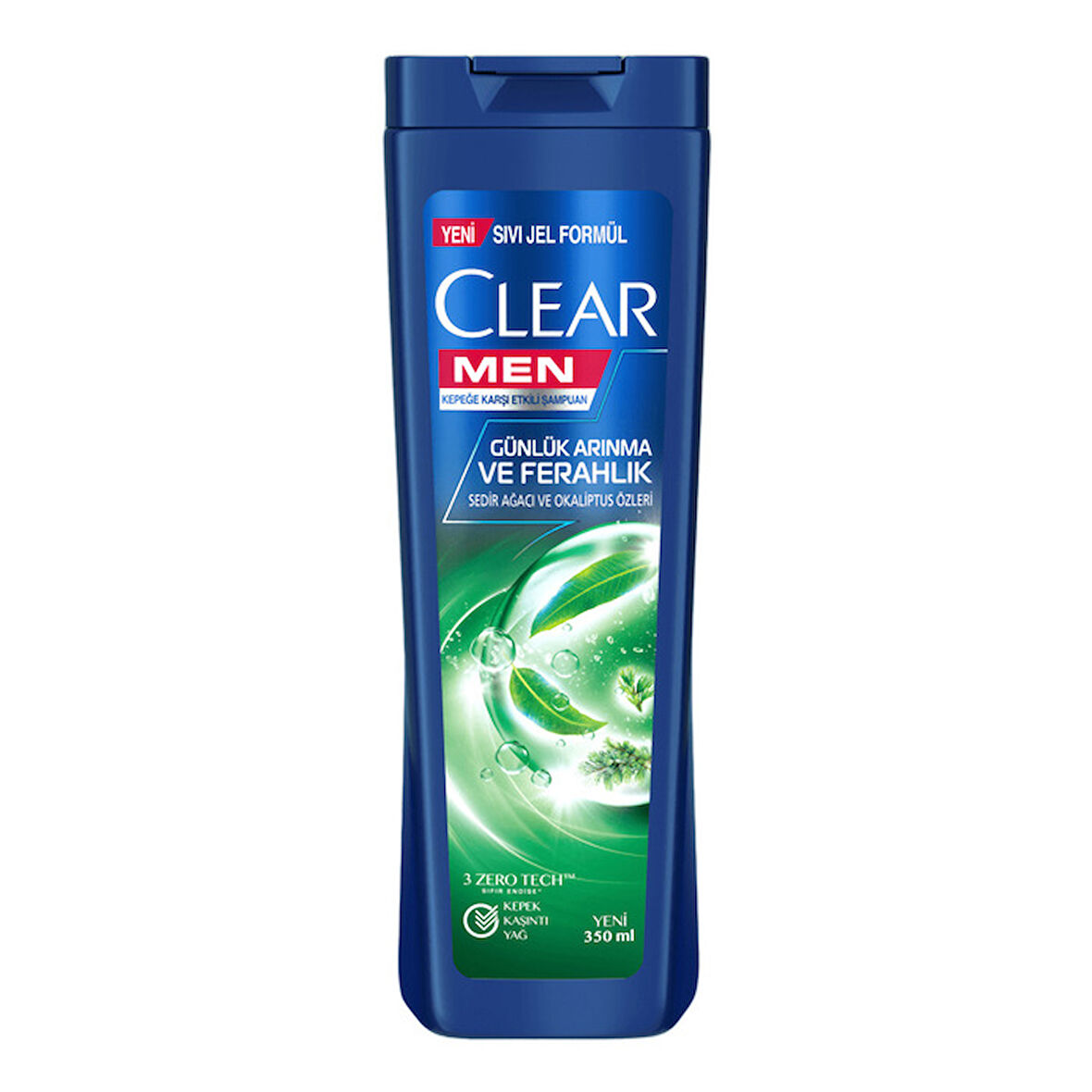 Clear Men Günlük Arınma Ve Ferahlık Sedir Ağacı Ve Okaliptus Özleri Şampuan 350 Ml