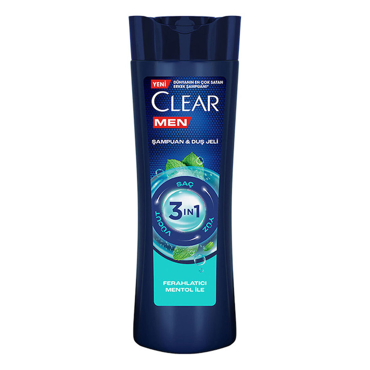 Clear Men Şampuan & Duş Jeli 3in1 Arındırıcı Kömür 350 Ml