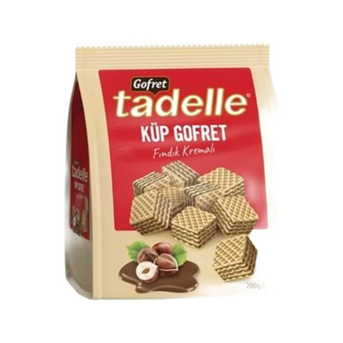 Tadelle Gofret Küp Fındık Kremalı 200 Gr