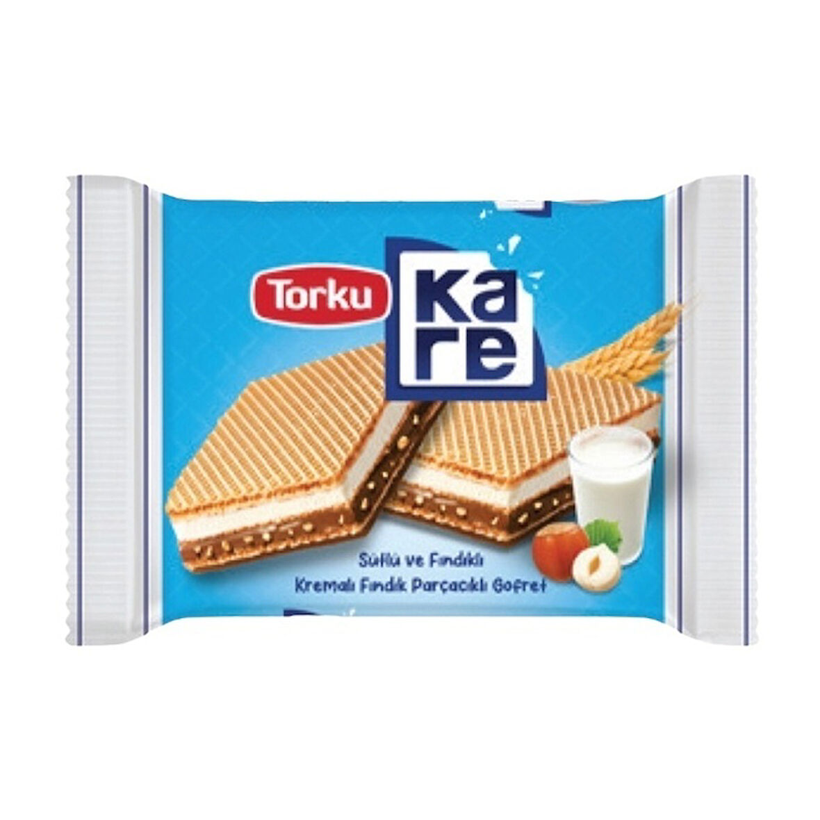 Torku Sütlü Ve Fındıklı Kremalı Kare Gofret 30 Gr