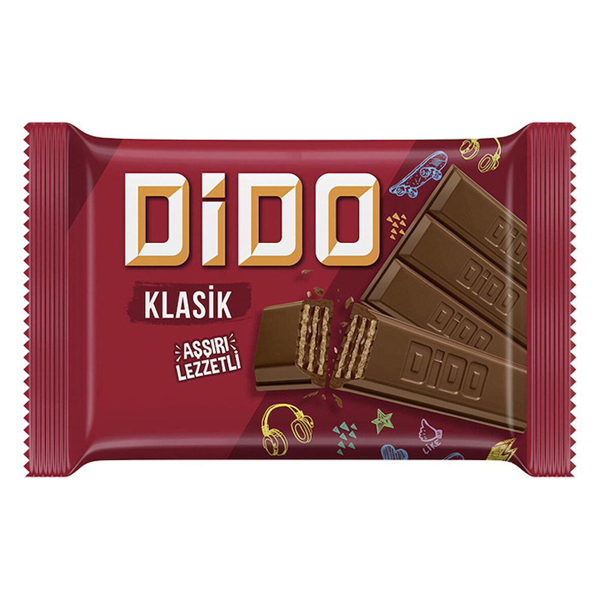 Ülker Dido Kare Çikolatalı Gofret 55.5 Gr