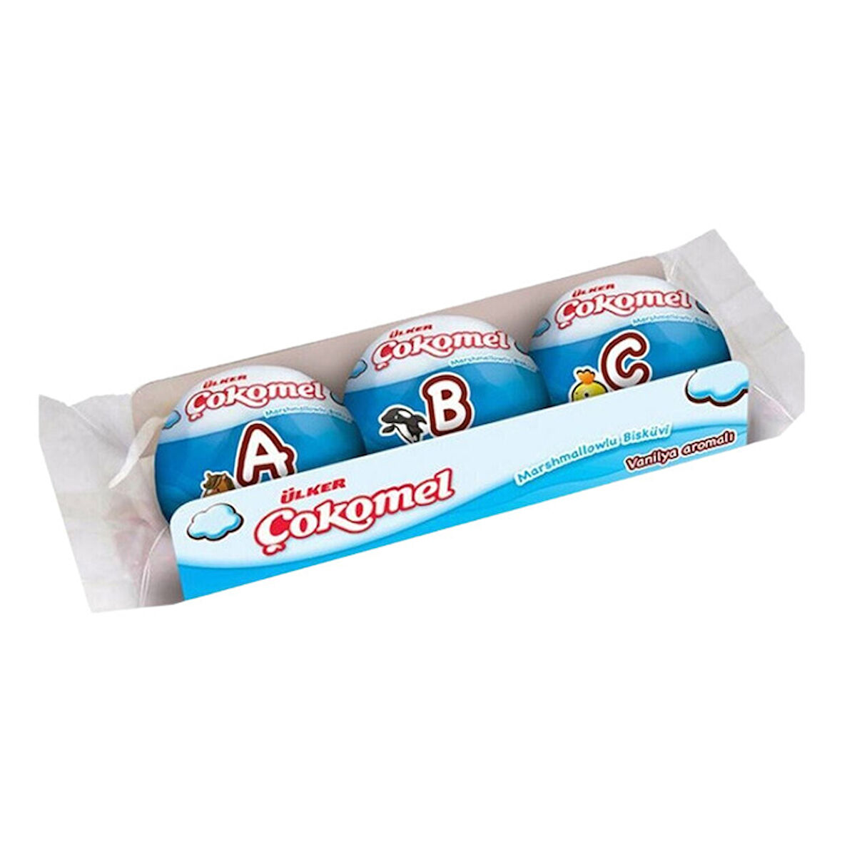 Ülker Çokomel Marshmallow Sade 3x12 Gr