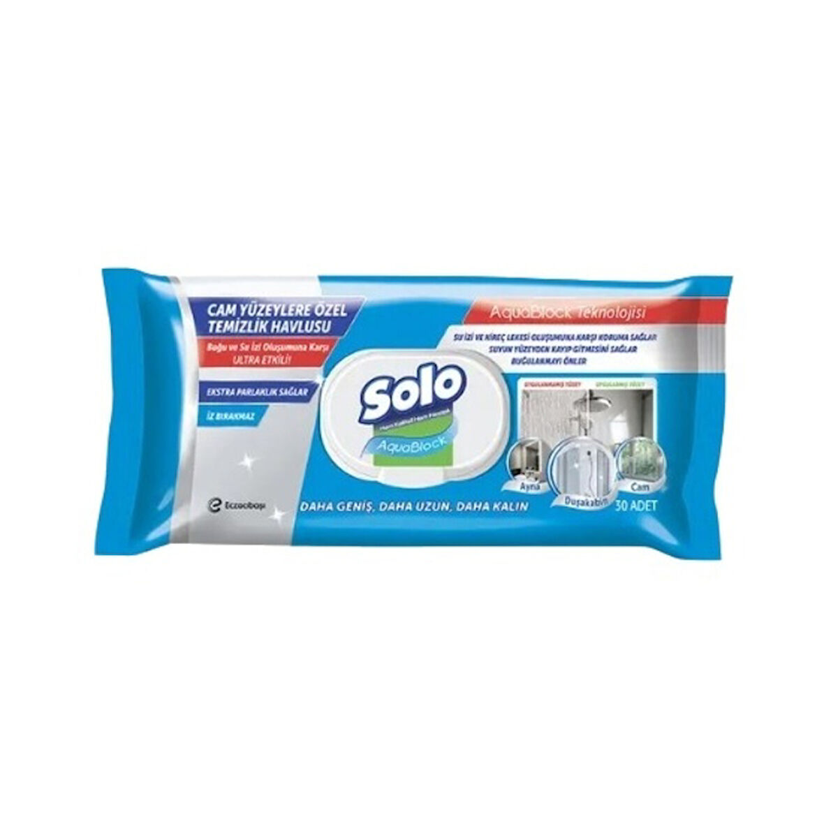 Solo Yüzey Temizlik Havlusu Ultra Güçlü Aquablock 30'lu