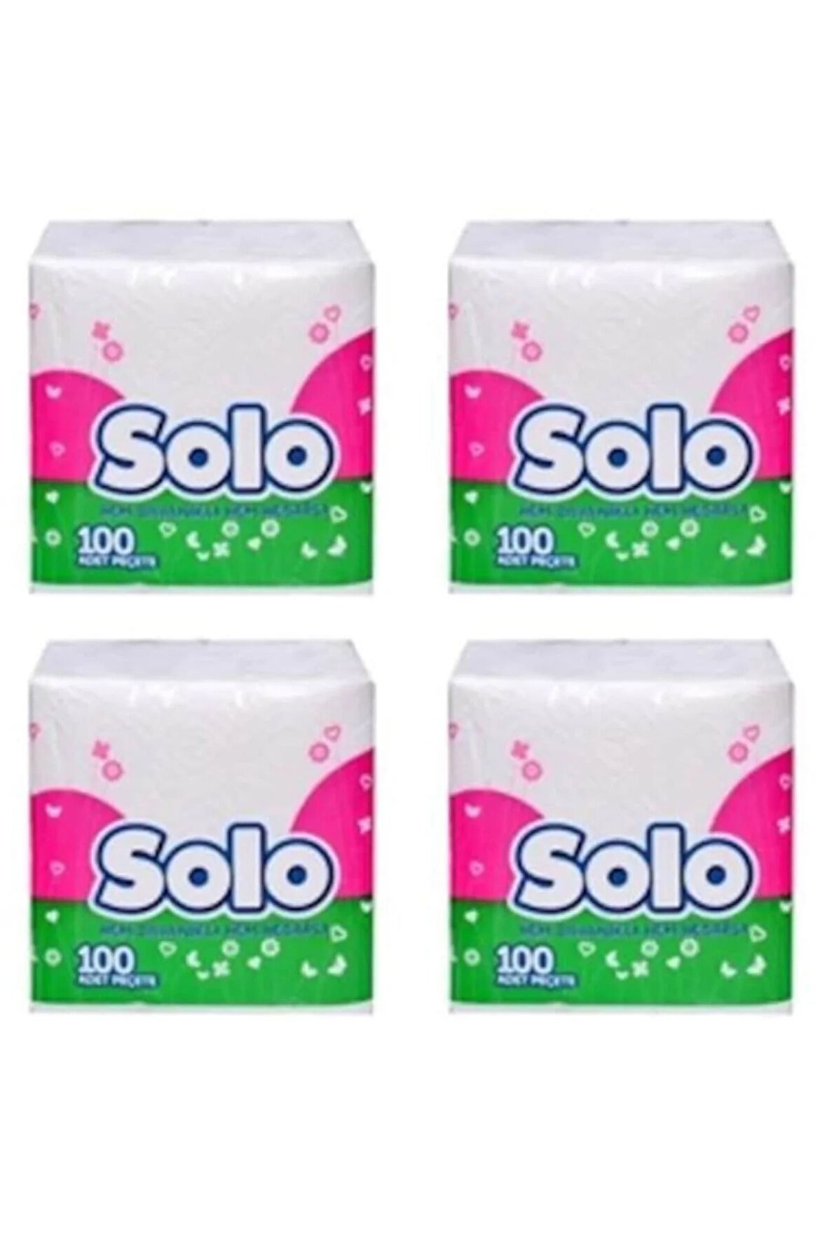 Solo Süper Peçete 100 Lü 4 Paket