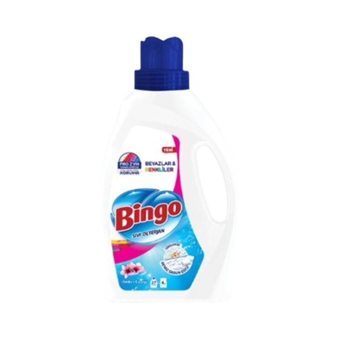 Bingo Sıvı Deterjan Beyaz Ve Renkli Amber Çiçeği 1755 Ml