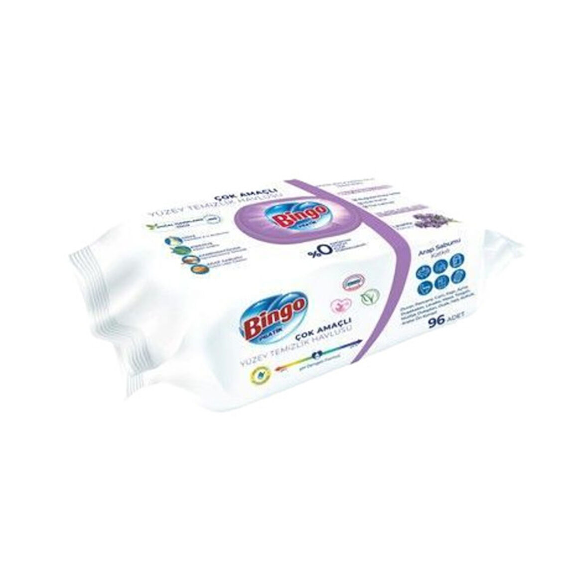 Bingo Yüzey Temizlik Havlusu Lavanta 96'lı