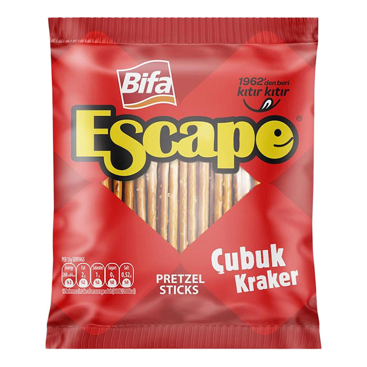 Bifa Escape Tuzlu Çubuk Kraker 150 Gr