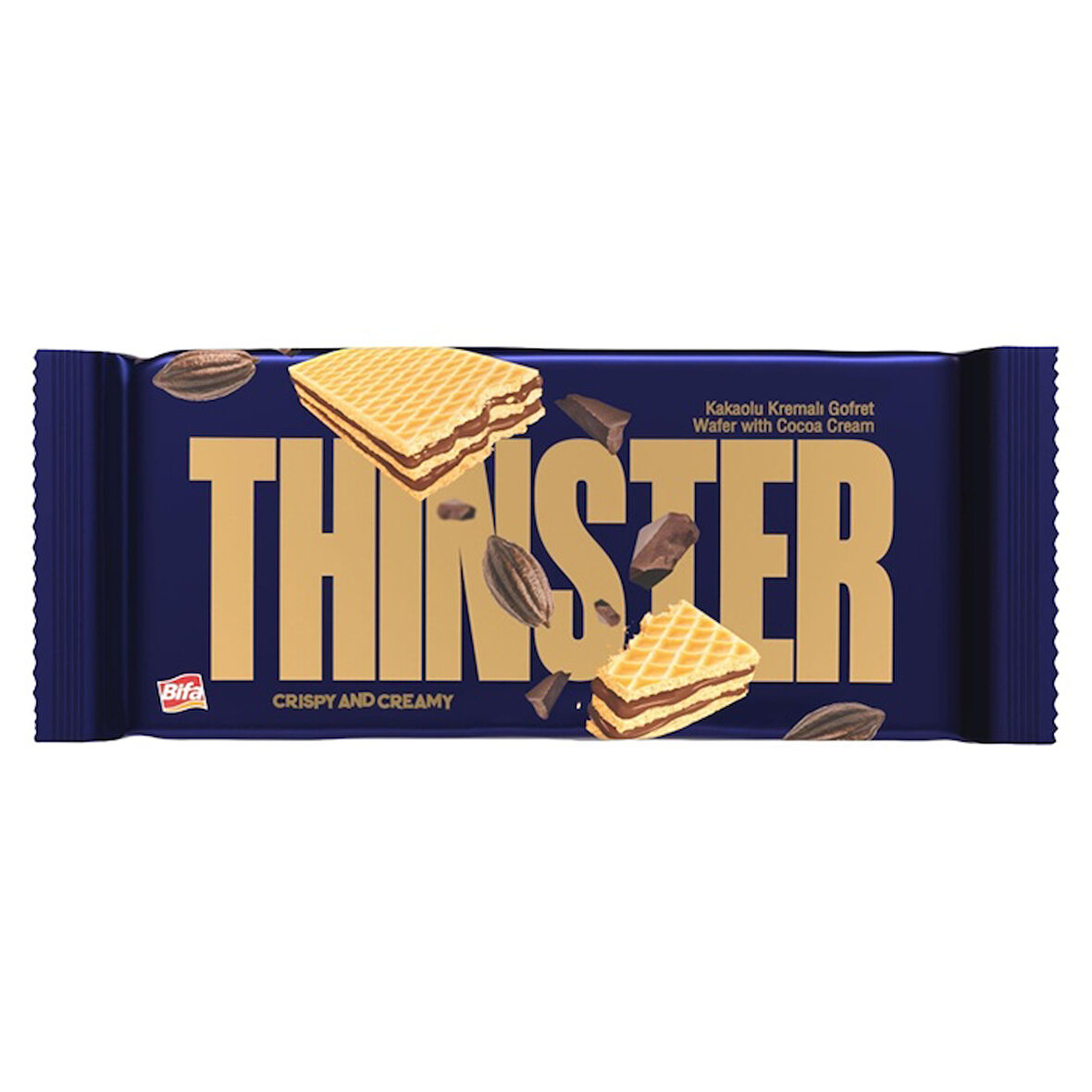 Bifa Thinster Kakaolu Kremalı Gofret 55 Gr