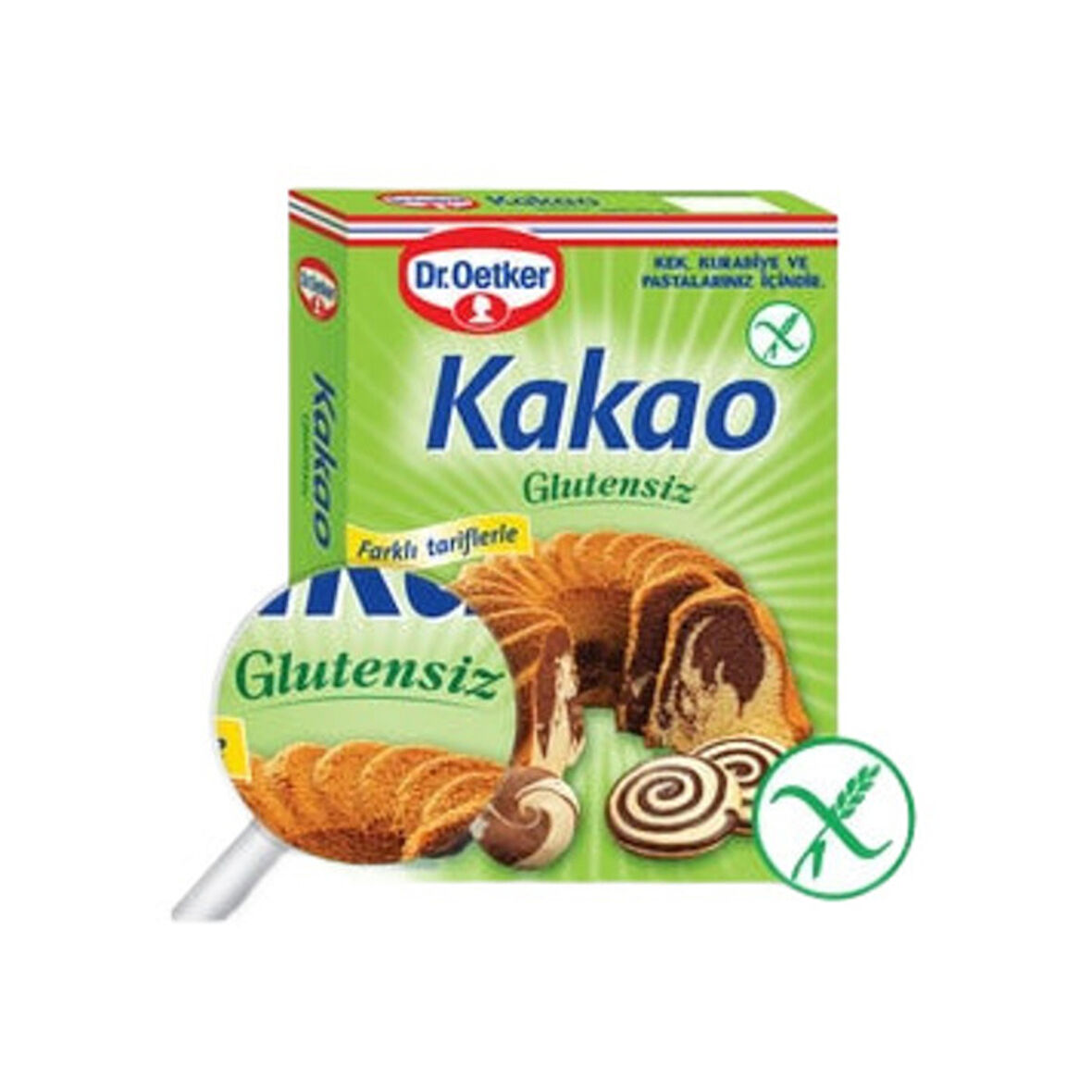 Dr. Oetker Kakao Glutensiz 70 Gr