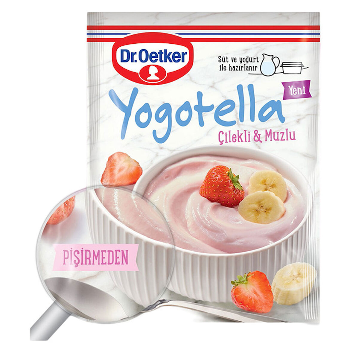 Dr. Oetker Yogotella Çilekli & Muzlu 68 Gr