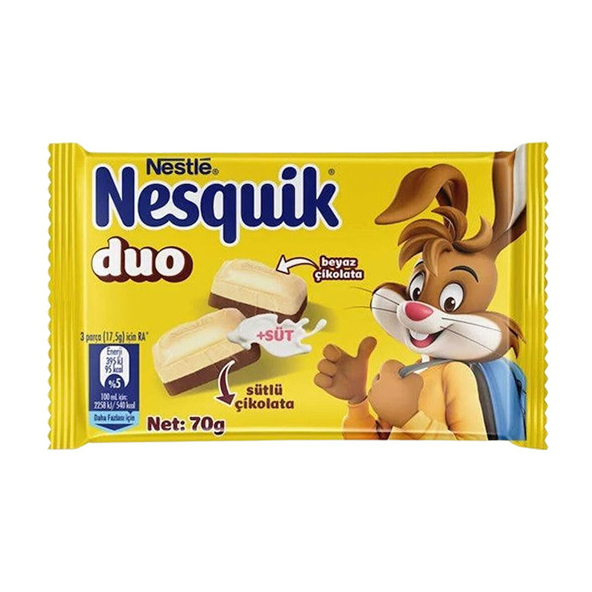 Nestle Çikolata Nesquik Duo Kare 70 Gr