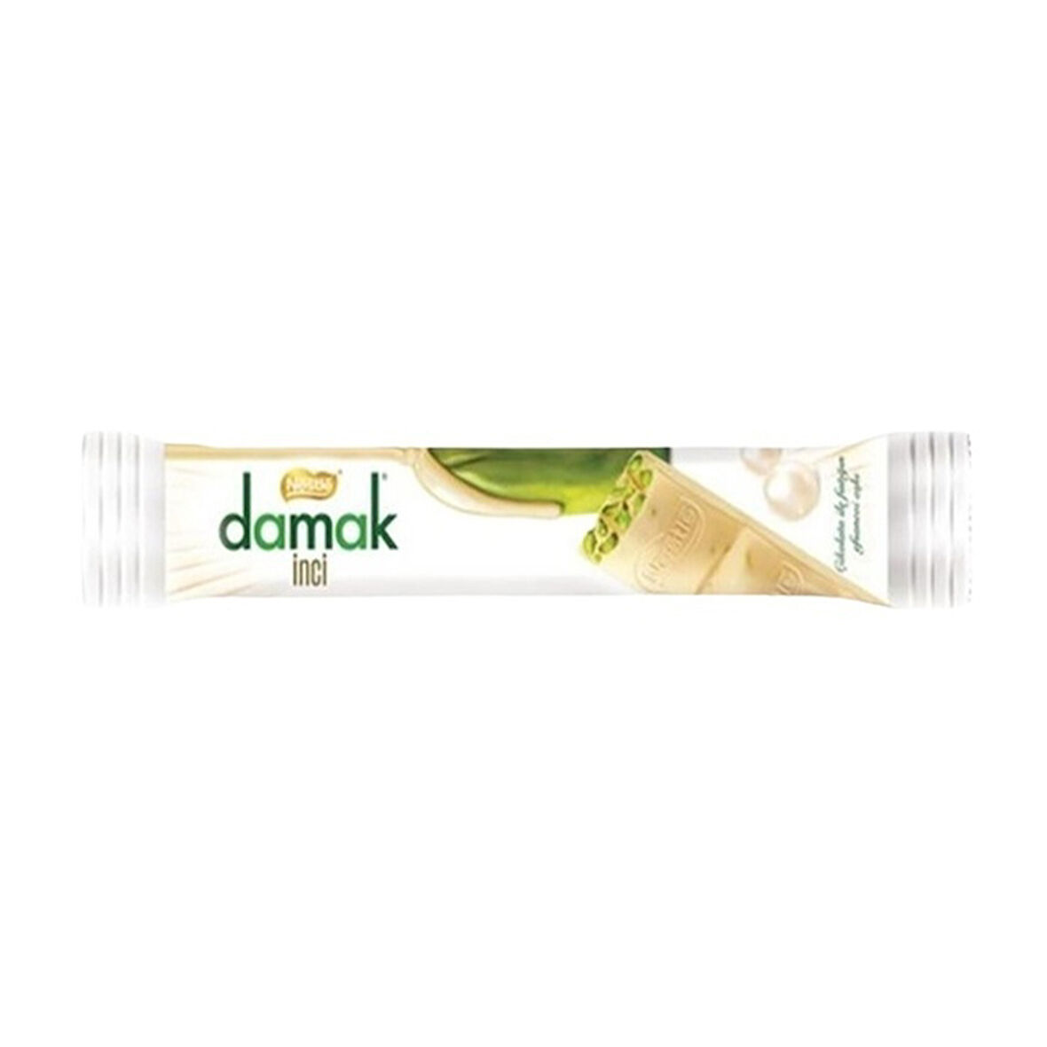 Nestle Damak İnci Beyaz Antep Fıstıklı Stick Çikolata 18 Gr