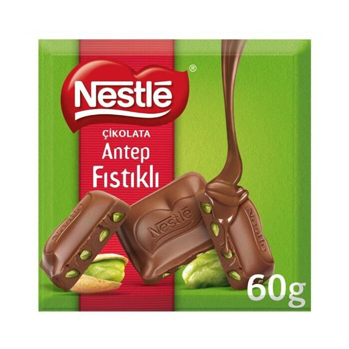 Nestle Çikolata Damak Antep Fıstıklı 60 Gr