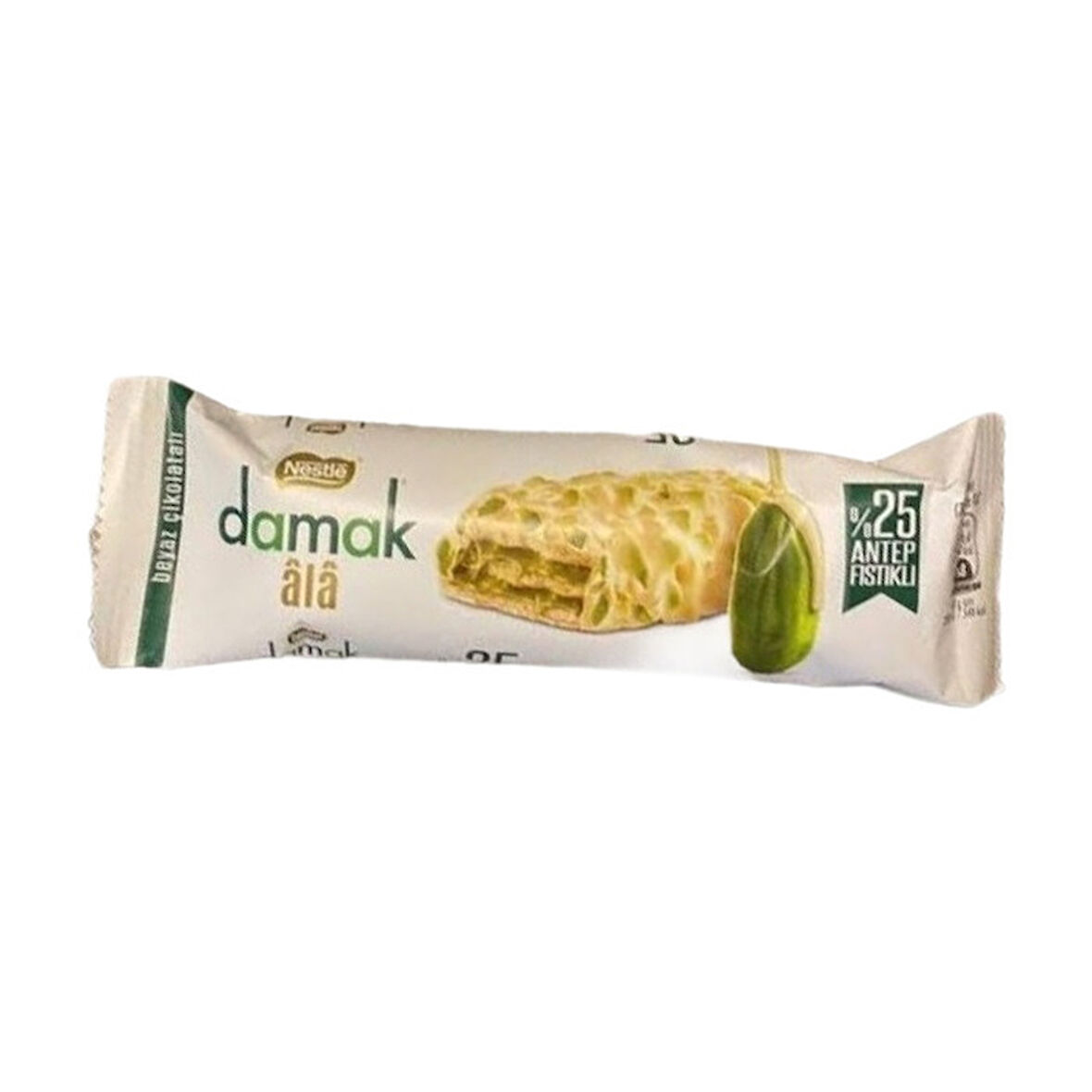 Nestle Damak Ala Beyaz Çikolatalı Fıstıklı Gofret 30 Gr