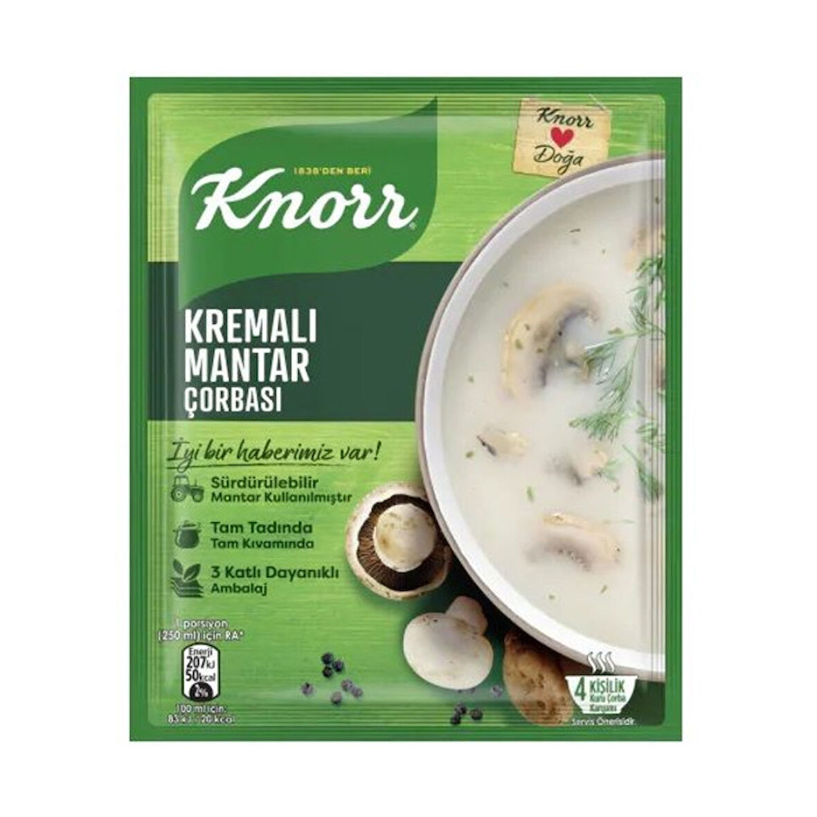 Knorr Kremalı Mantar Çorbası 63 Gr